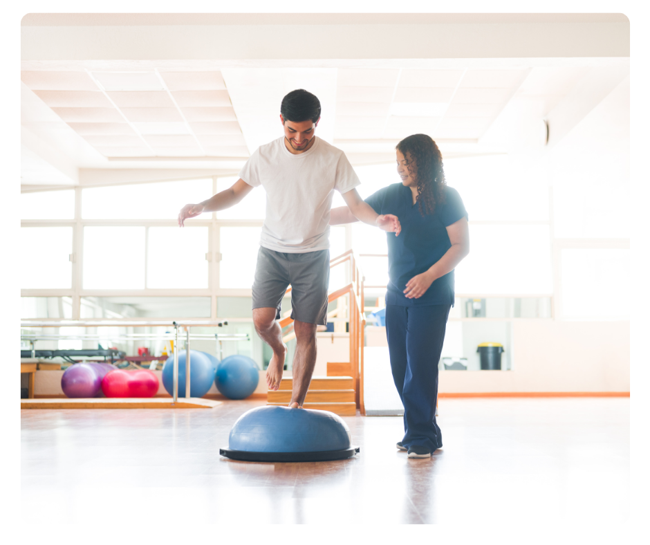 Balance exercises after surgery
