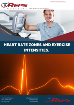 Heart rate and Exercise Intensity.